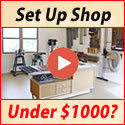 Ultimate small shop - setup your woodworking shop on a budget