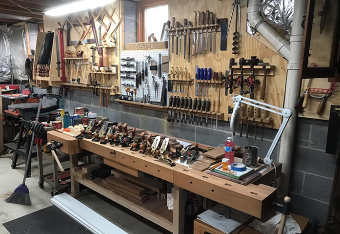small shop setup woodworking