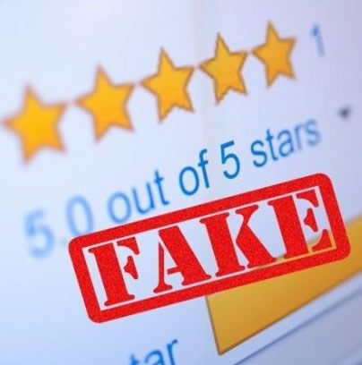 fake online reviews