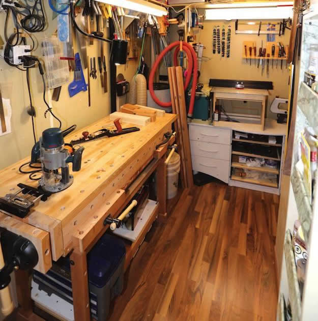 How To Set Up A Fully Equipped Small Woodworking Workshop For