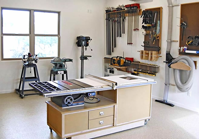 How To Set Up A Fully Equipped Small Woodworking Workshop For Under $1000